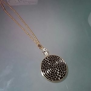 Charter Club Gold Spiral Colored Necklace